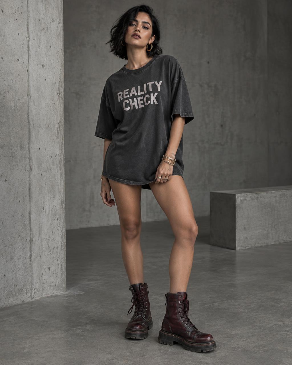 Reality Check Oversized Tee