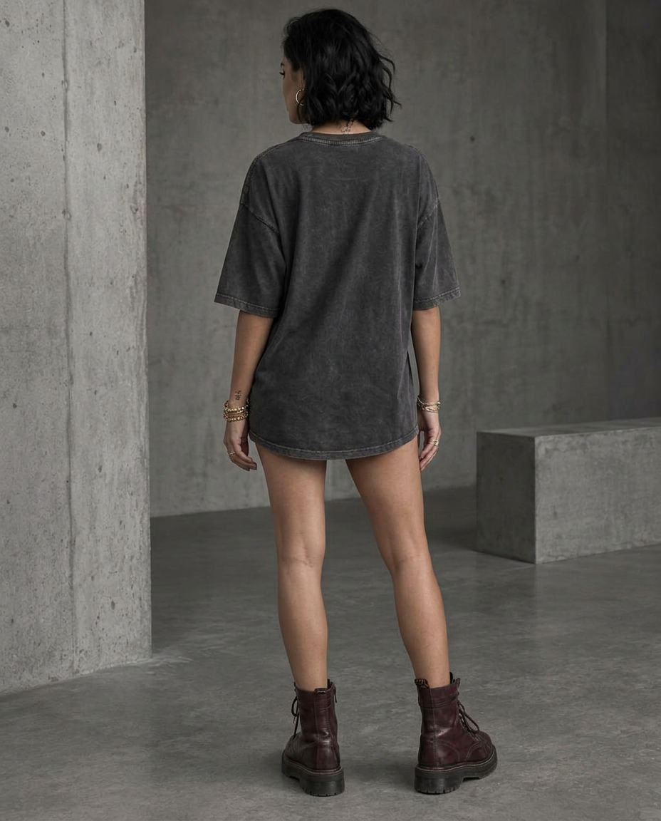 Reality Check Oversized Tee — alternate view