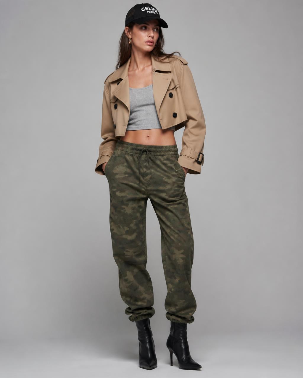 Tan Trench Blazer